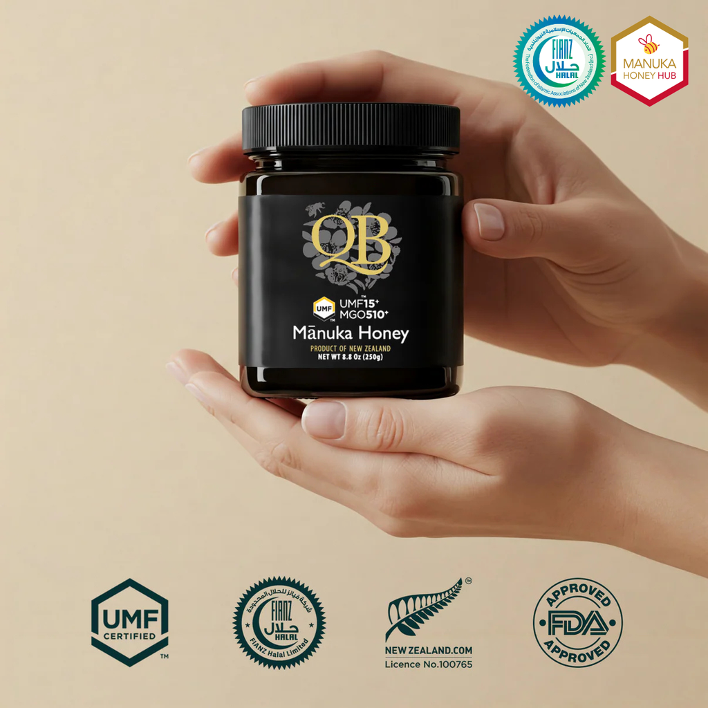 QB Manuka Honey UMF5+ MGO 83+ | HALAL Certified | Pure New Zealand | Ready Stock MY