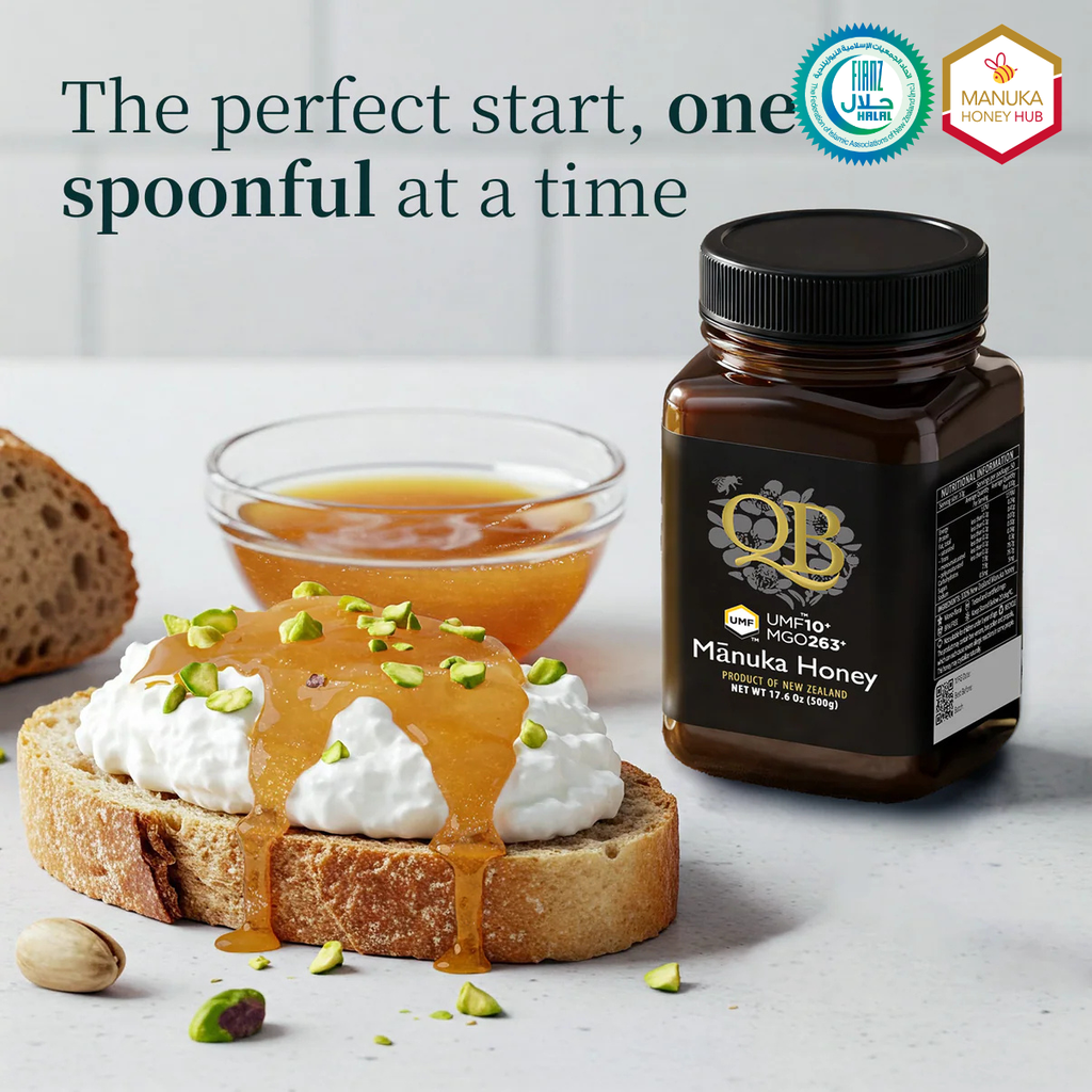 QB Manuka Honey UMF5+ MGO 83+ | HALAL Certified | Pure New Zealand | Ready Stock MY